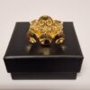 Bunadsring med forgylte lauv forgylt 317602